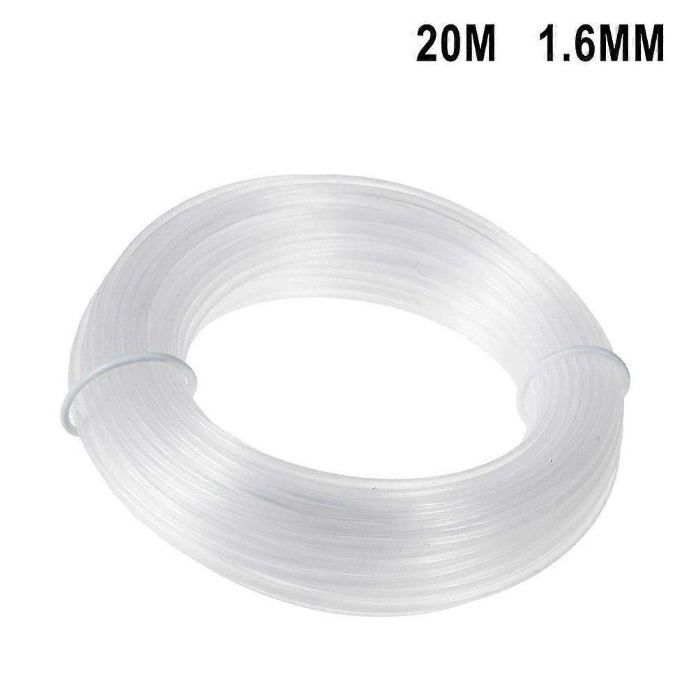 Grass Trimmer Line Line Durable Nylon Sturdy Transparent 16mm/20mm 20M Long Around The Fence New Universal
