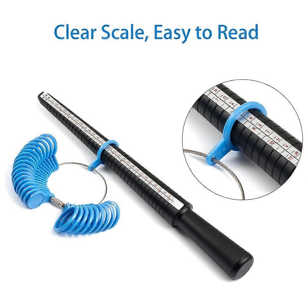 Ring Size Measuring Tool Set, Ring Mandrel Ring Sizer Gauge, Ring