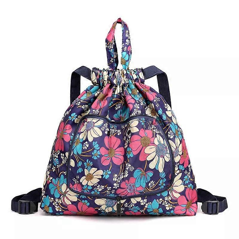 Drawstring Foldable Large Capacity Dry-wet Separation Travel Sports Backpack