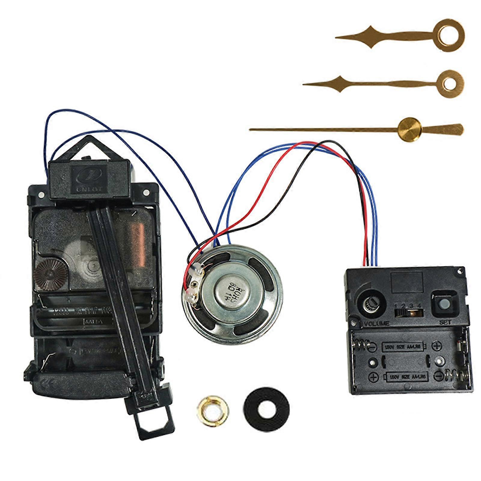 12888 Pendulum Movement Plastic Movement With Hands Step Clock Accessories