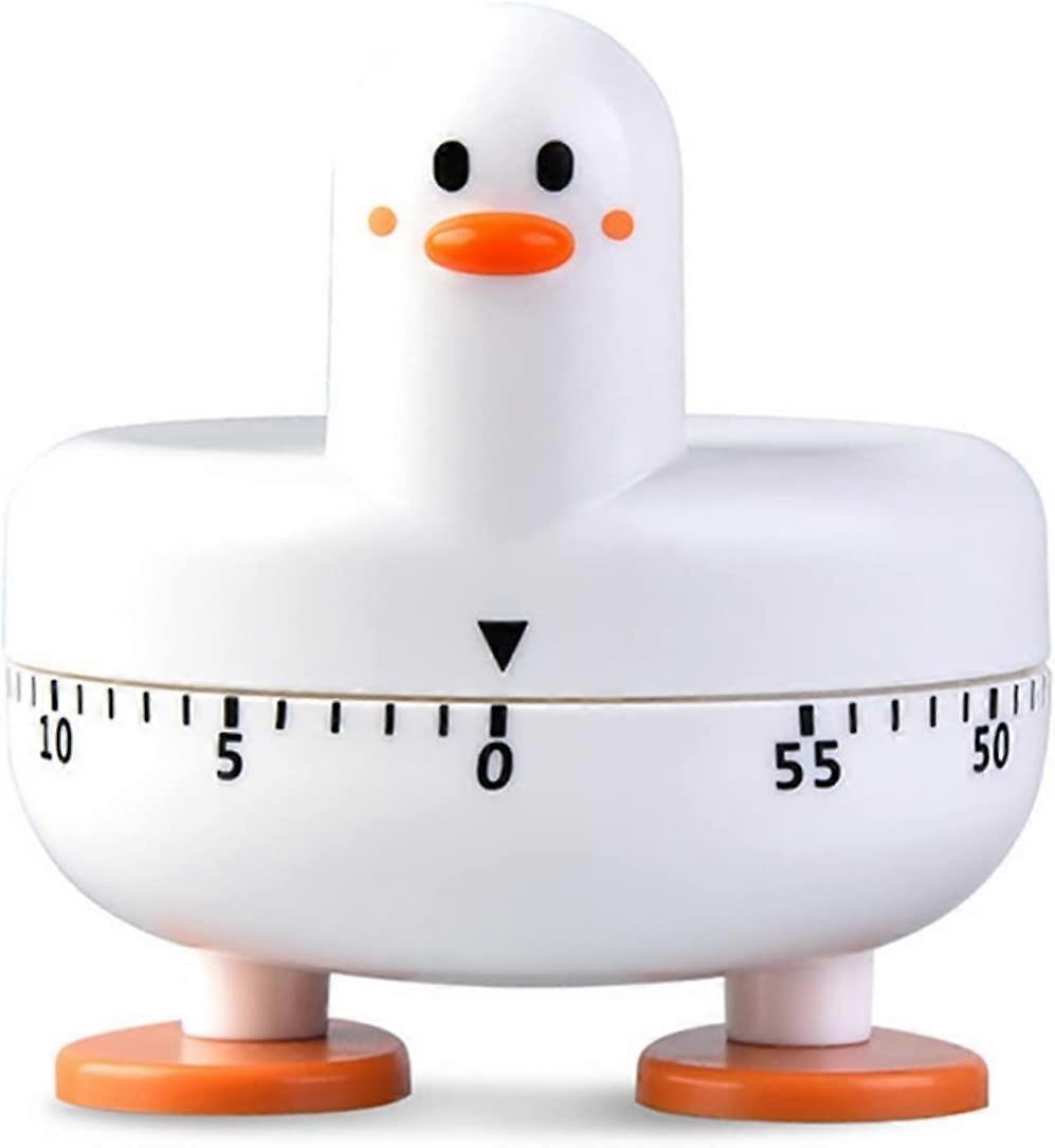 FCSHFC Kitchen Mechanical Timer Student Rotate Reminder Cute Duckling Timer Timer for Kids (Color : Yellow)