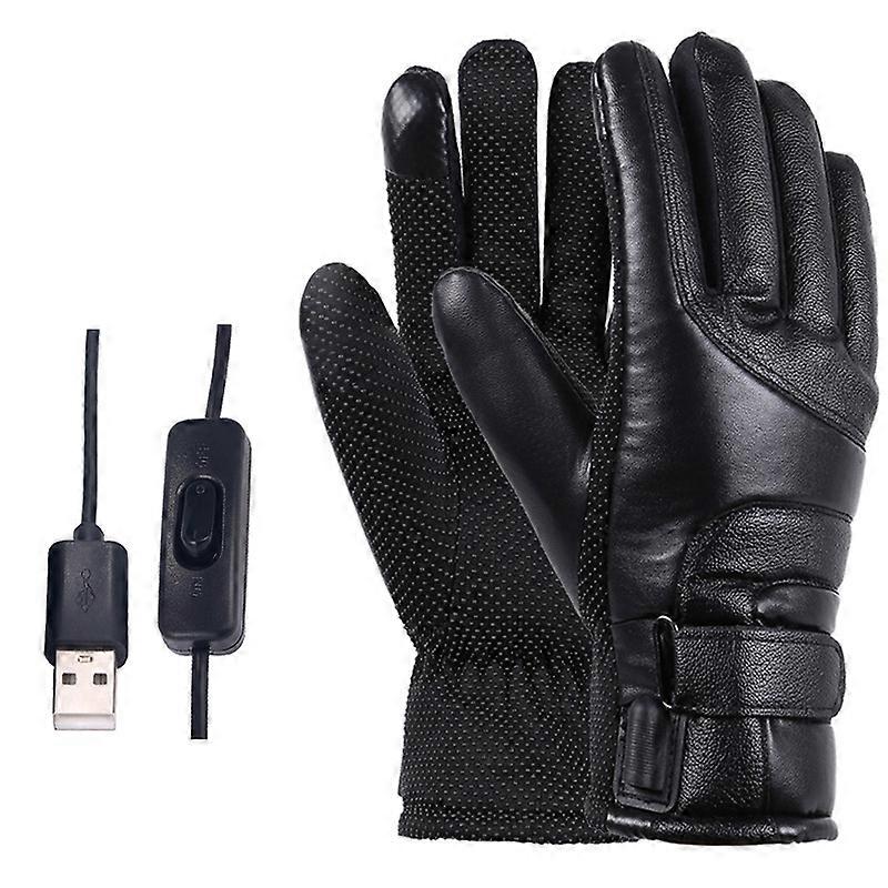 1Pair USB Powered Universal Motorcycle Heating Gloves with USB Switch Button Qinhai KAESI