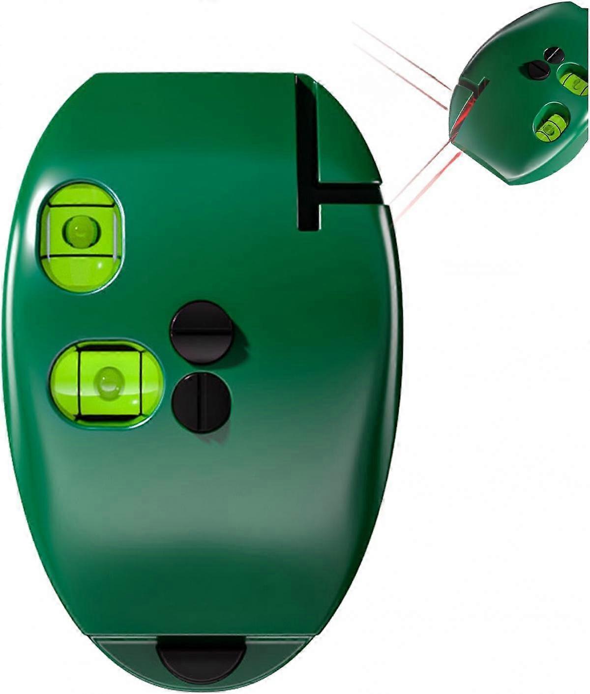 Electronic 90 Degree Red Light Scale, Red Light Level, Green Self Leveling Cross Line Red Light Level with Horizontal and Vertical Lines,  (1PCS)