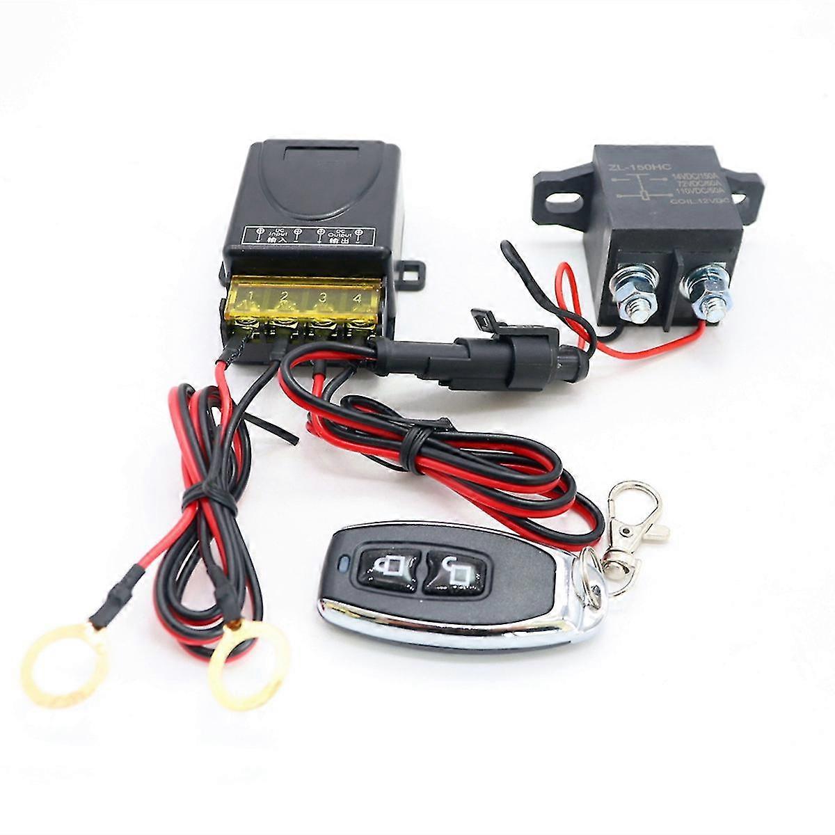 Wireless 43hz Remote S 24v 150a Relay Receiver Module For Ca