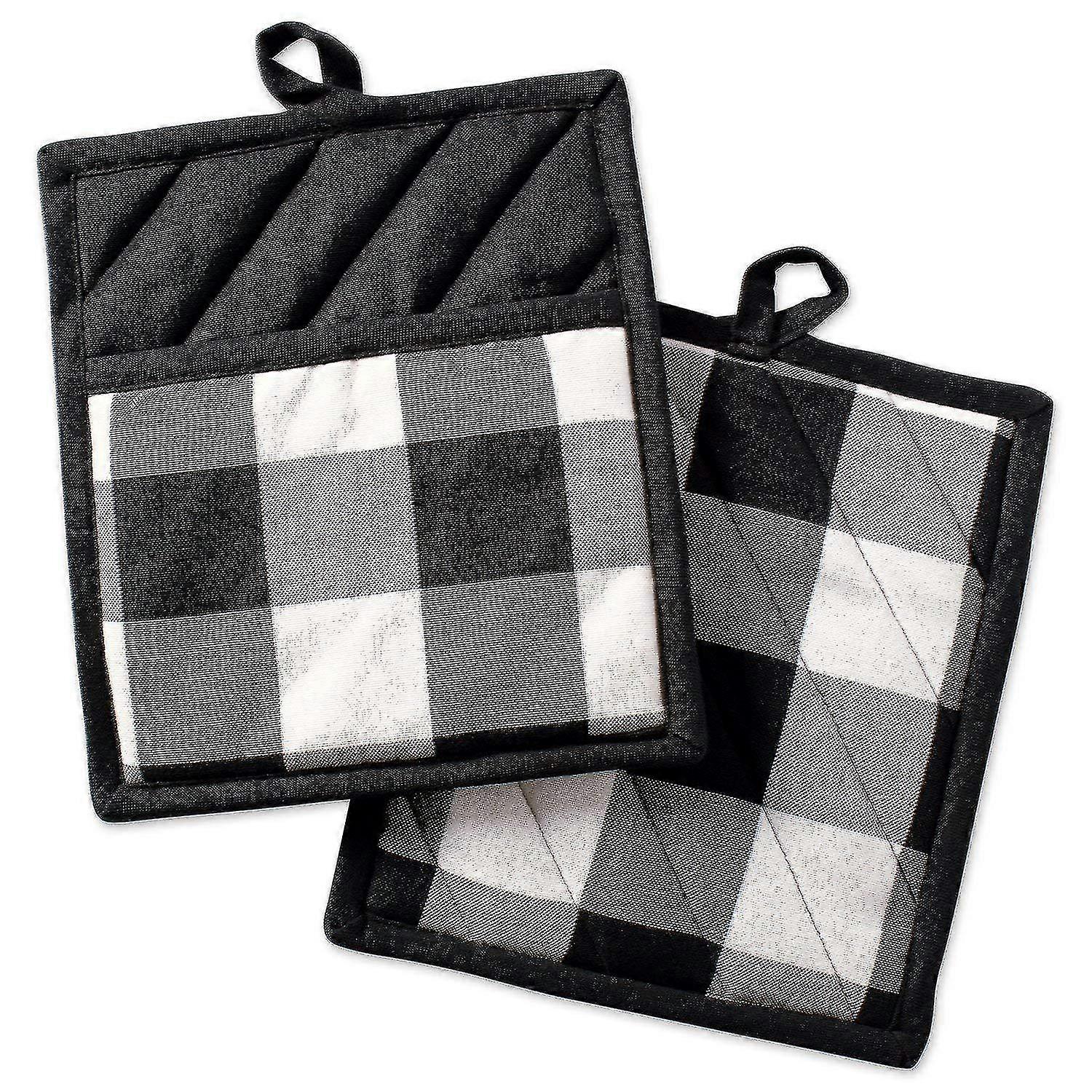 Cotton Oven Mitts For Cooking And Baking Set Of 2