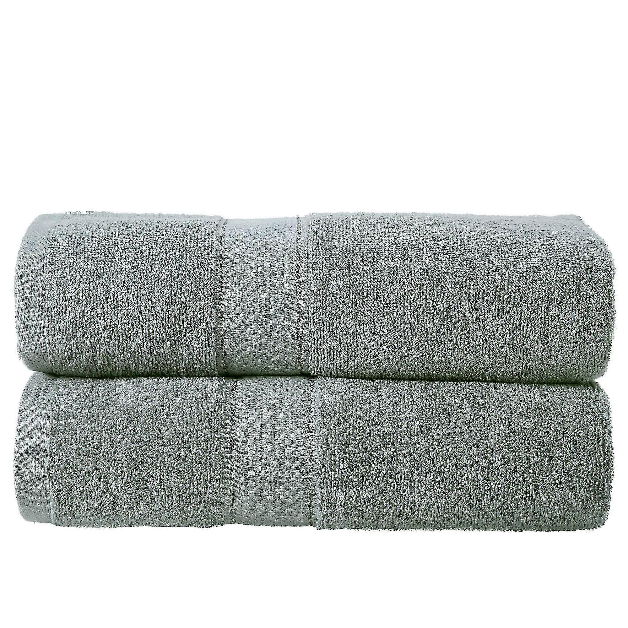 2-piece Bale Bath Sheet Set Bathroom Accessories (green)