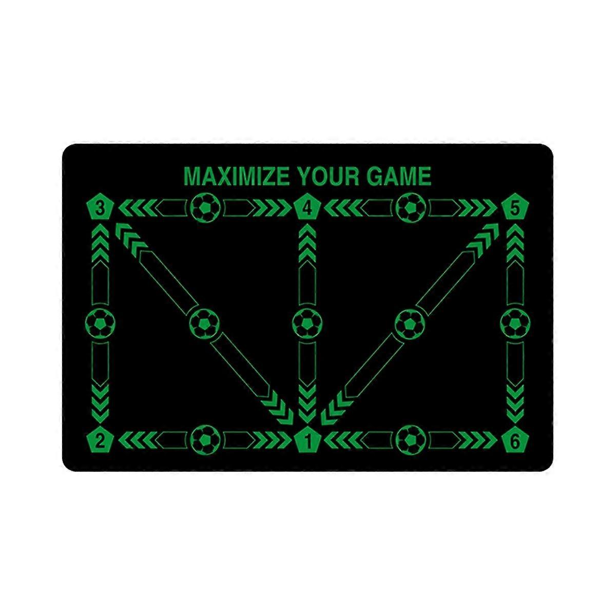 Football Footstep Training Mat, Non-Slip Footstep Training Mat, Soccer Train Mat for All Levels,for