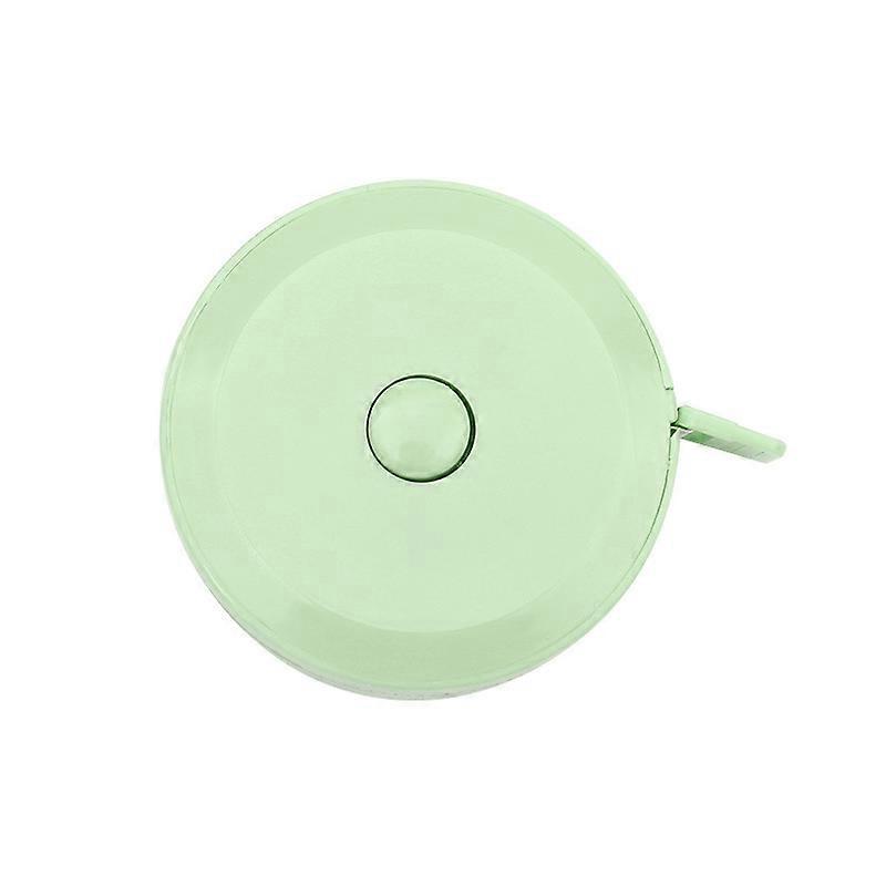 1.5m plastic tape measure, automatic retractable tape measure, measuring tape, light green