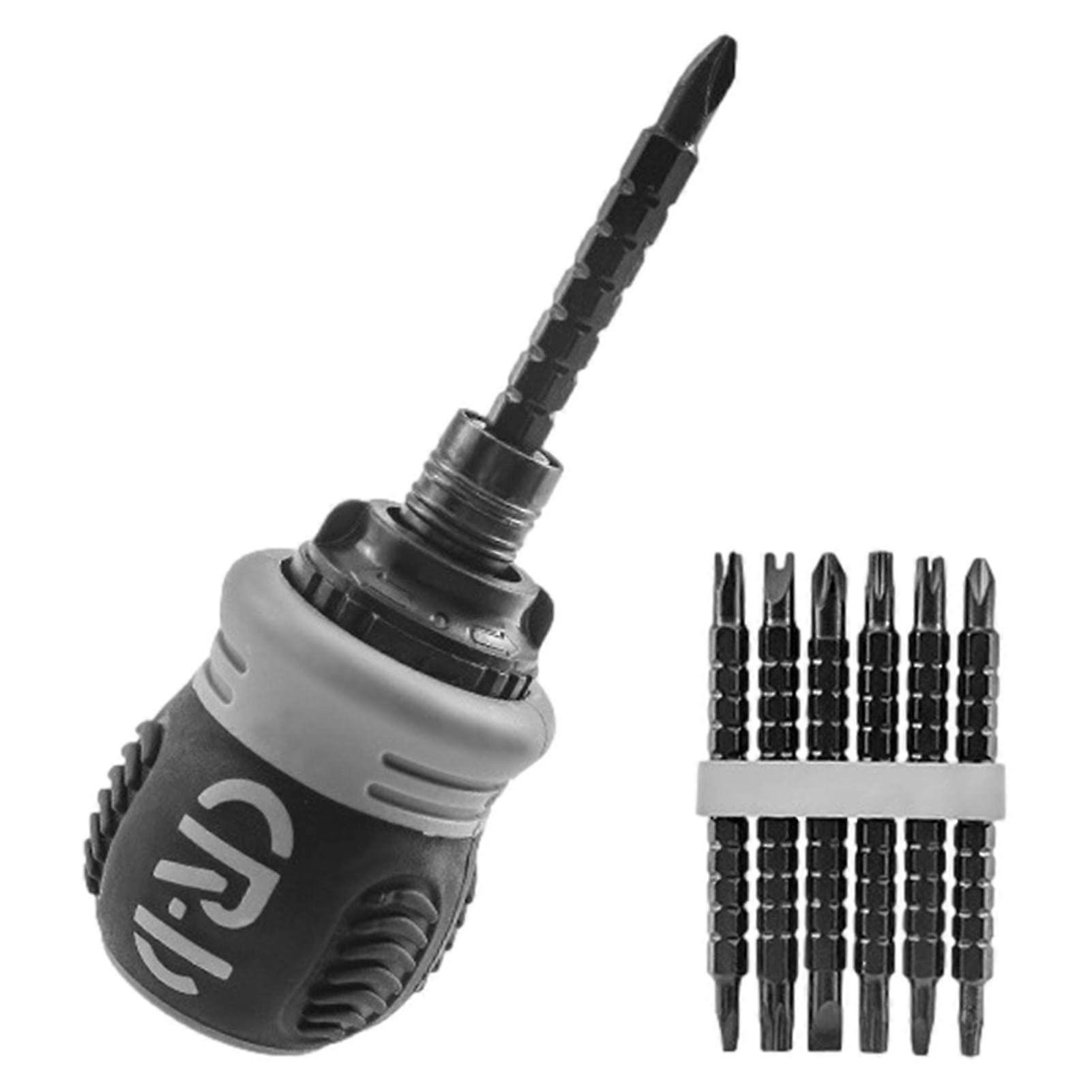 bests Mini Ratcheting Screwdriver | Ratchet Screwdriver Set Tool Kit,Manual Screwdriver Tool Kit with Non-Slip Handle for Car and Home Appliances