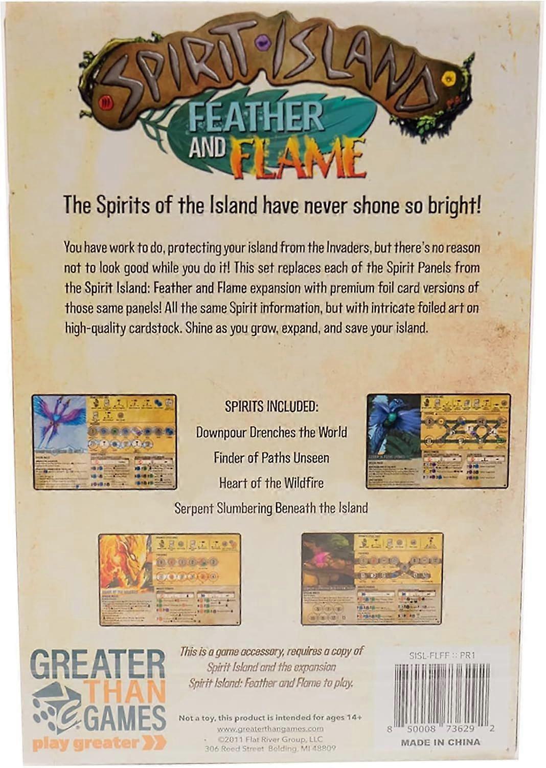 Spirit Island Feather & Flame - Foil Panels Board Game