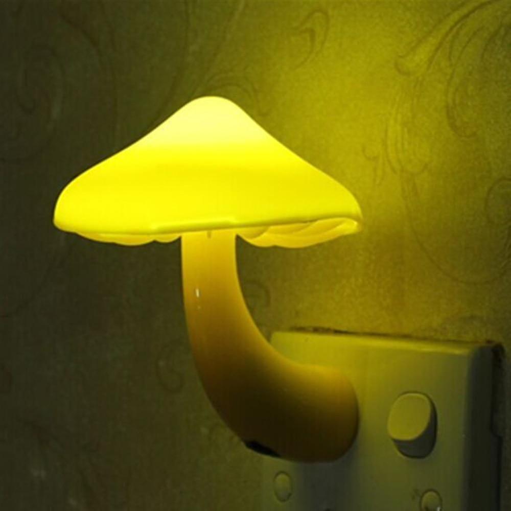 Night Lights Ambient Lighting Mushroom Shape Led Night Lamp With Sensor