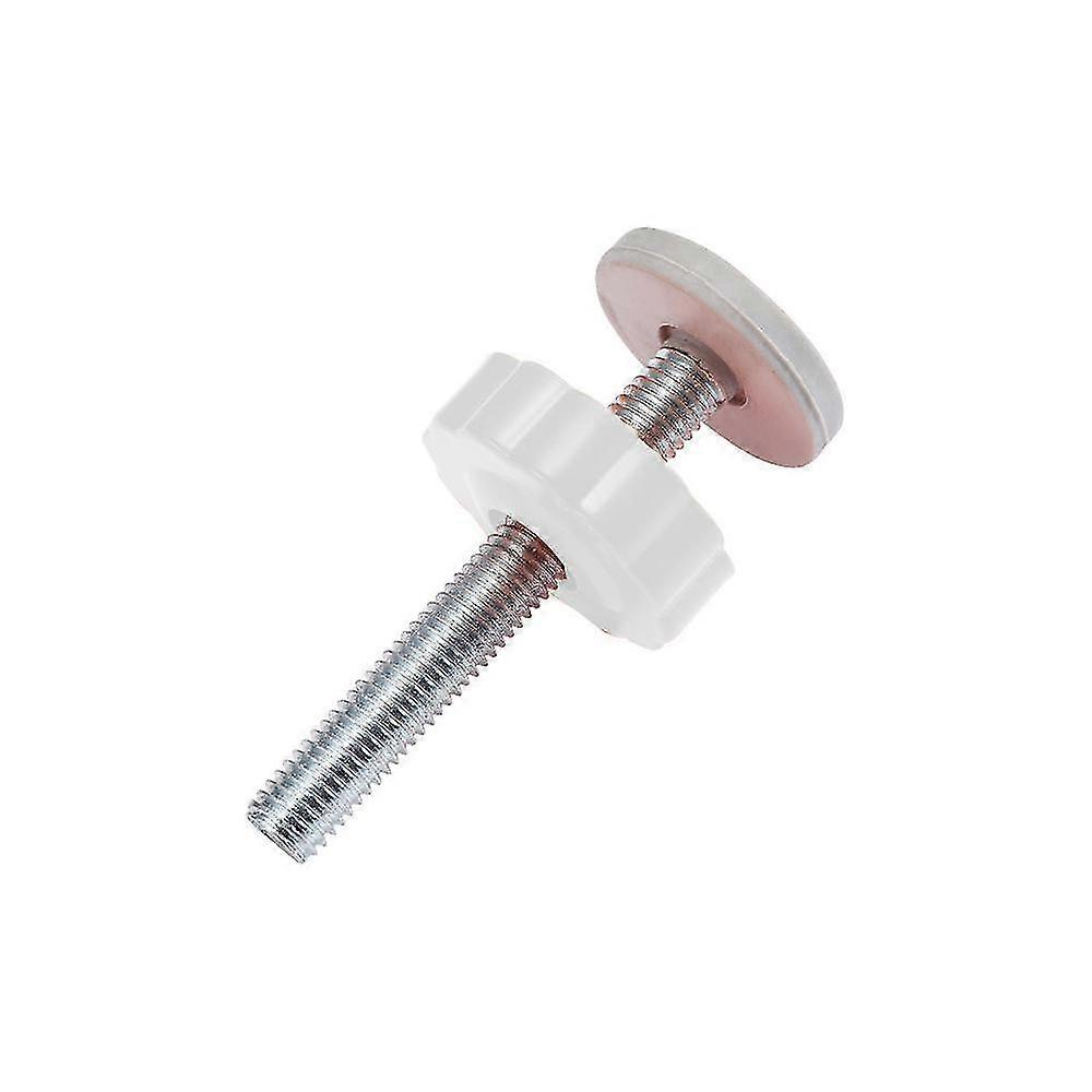 2 Pcs Threaded Pin Push Rods For Stair Gate (white) JSKEE