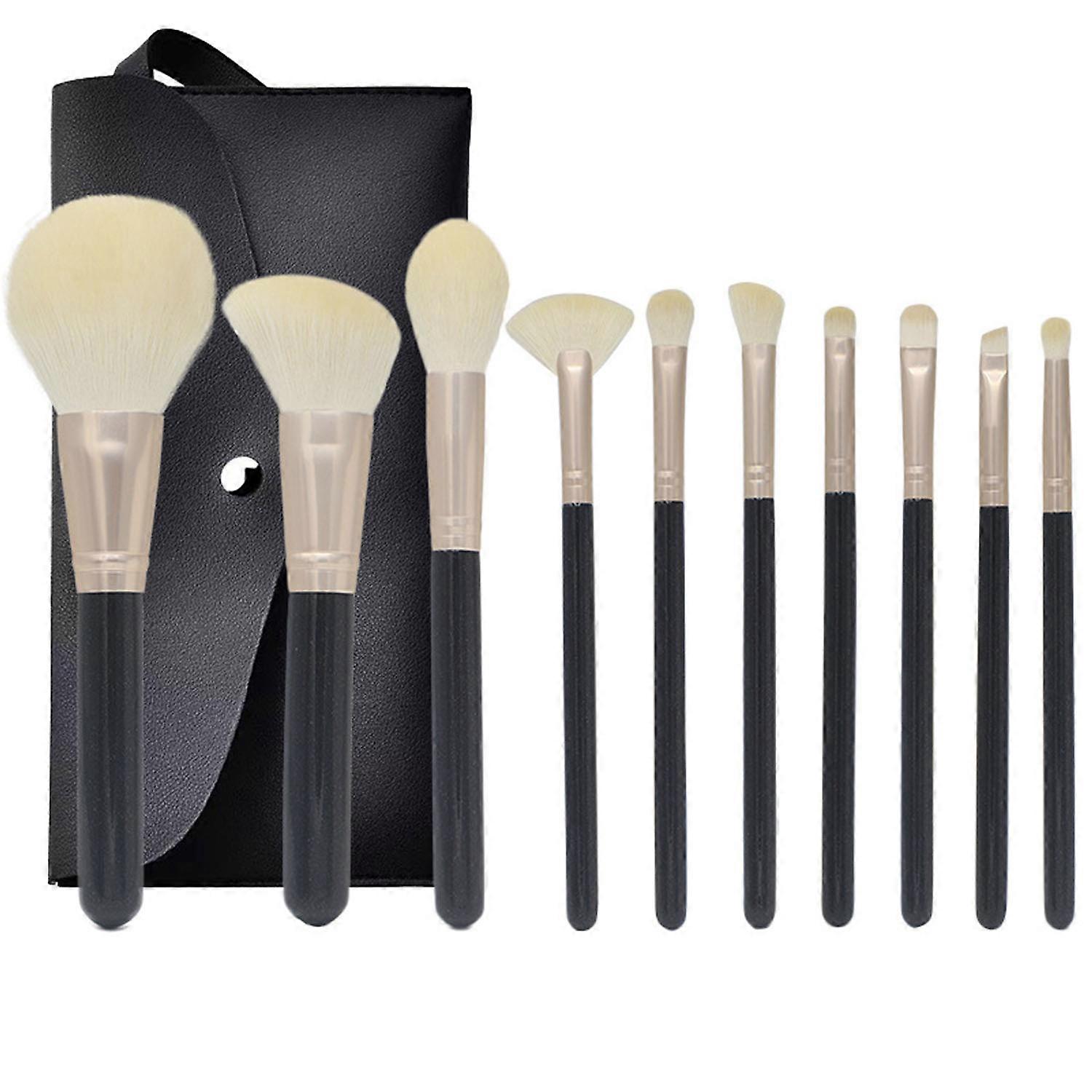 10-piece makeup brush set