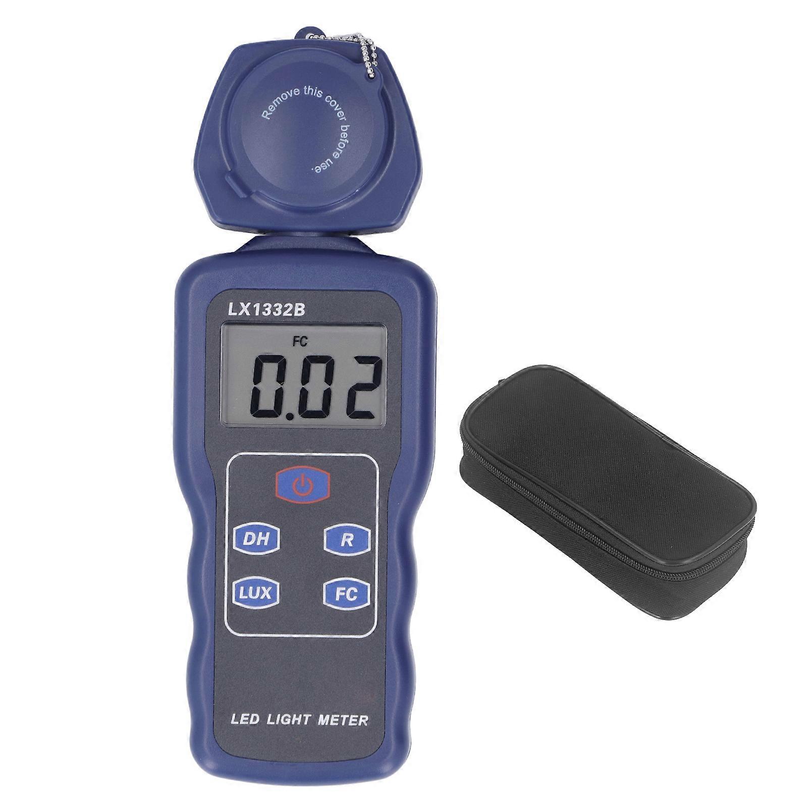 Illumination Photometer Digital Brightness Tester High Accuracy Light Detector Illuminance Meter for Indoor