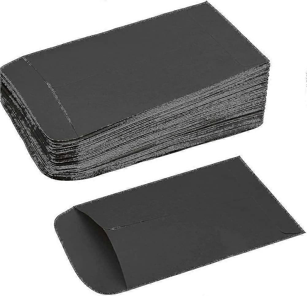 100 Pcs Kraft Paper Envelops. Black Seed Envelopes Mini Kraft Paper Coin Small