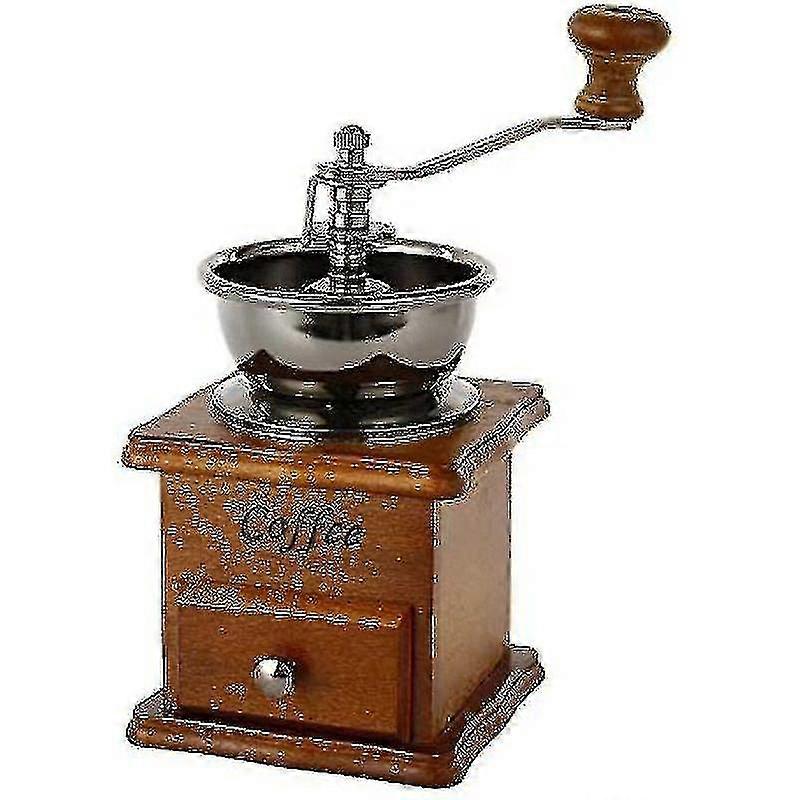 Vintage Manual Coffee Grinder Ceramic Ridge Portable Hand Crank Maker