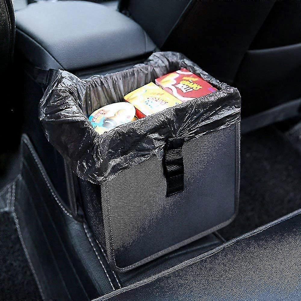 Hanging Car Garbage Bag Can Premium Waterproof Garbage Bag,black