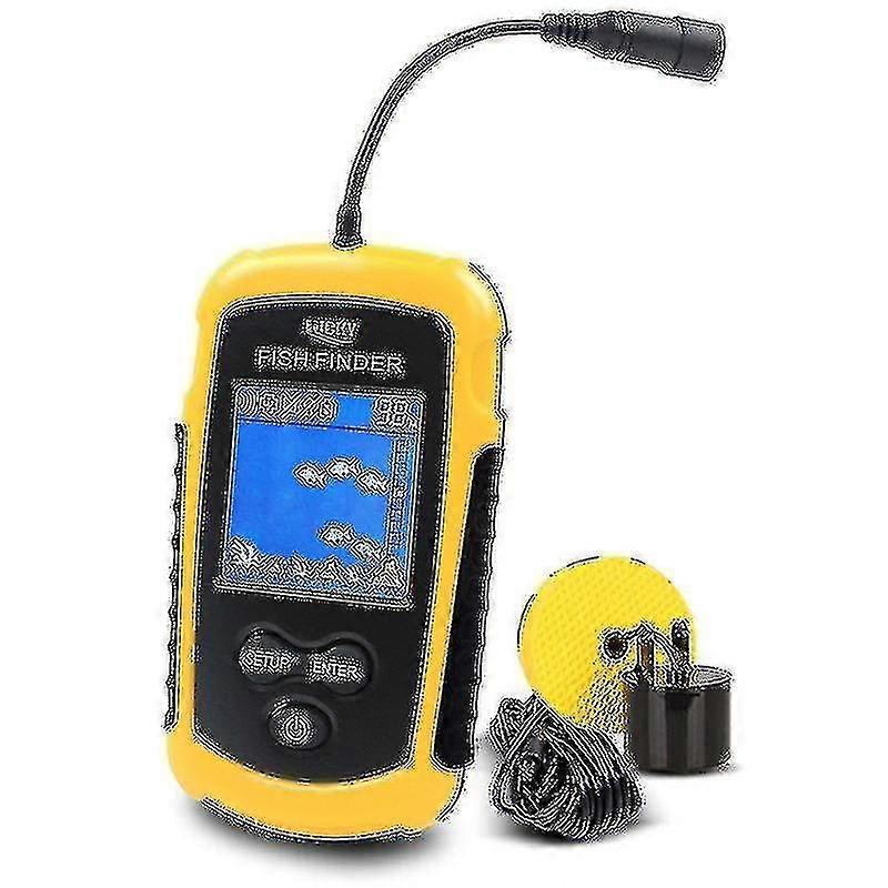 Ffc1108-1 Alarm 100m přenosný sonar vyhledávač ryb Rybářské návnady Echo Sounder Rybářský vyhledávač Alarm