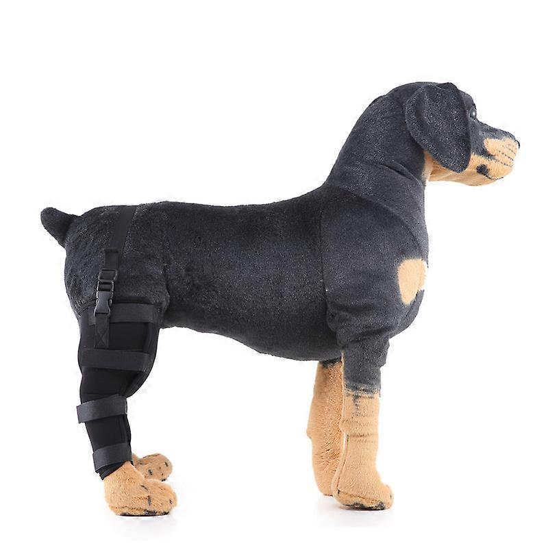 EVAGO Dog Right Hind Leg Brace Support Canine Paw Compression Wrap Shoulder Protects Wounds Brace Extra Supportive Hock Joint for Heals Prevents Injur