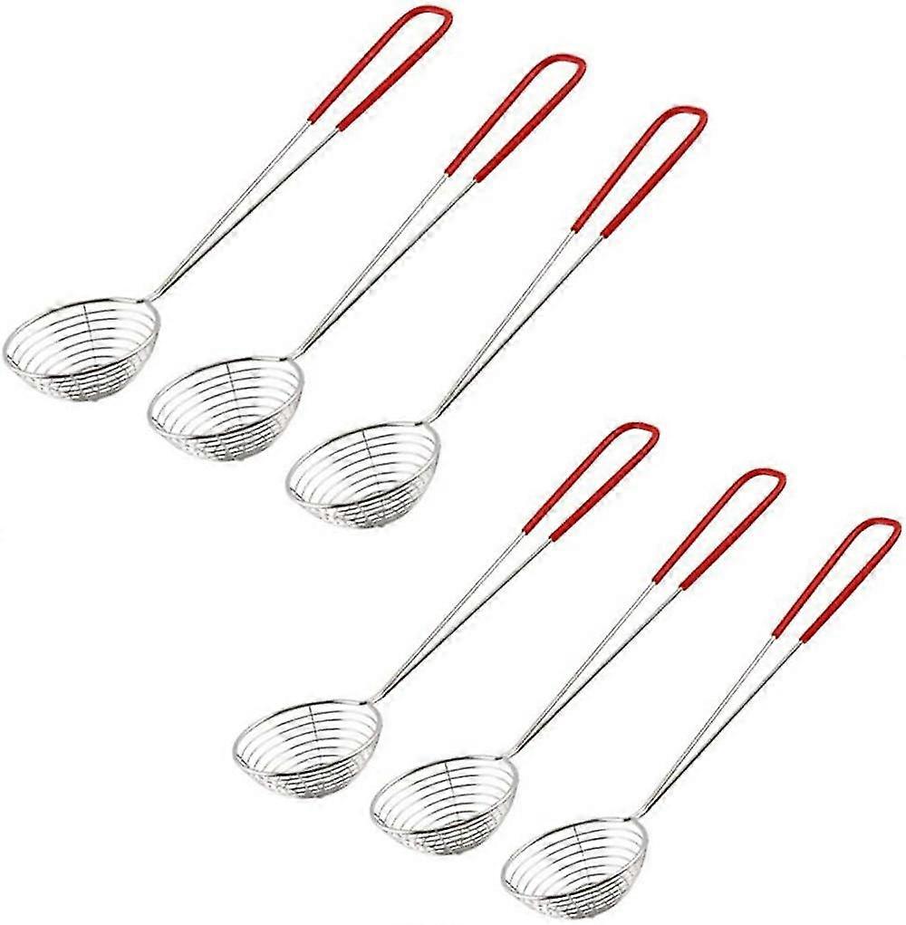 Fonduesieb Edelstahl Küchensieb mit Griffen feinmaschig