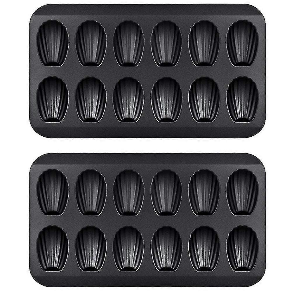 Non-Stick Madeleine Pot Baking Mold 12 with Shell Cake Baking Tray Chocolate Non-Stick Baking Tray