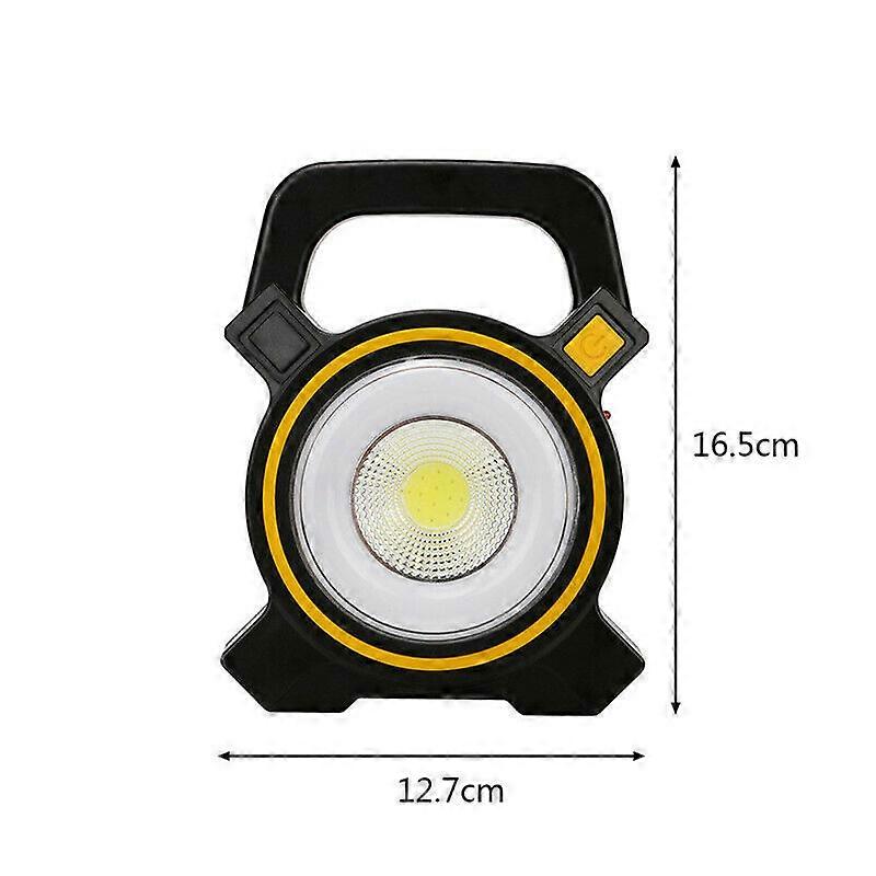 Solar COB Work Lights Camping Lights Flashlights Rechargeable Inspection Lamp
