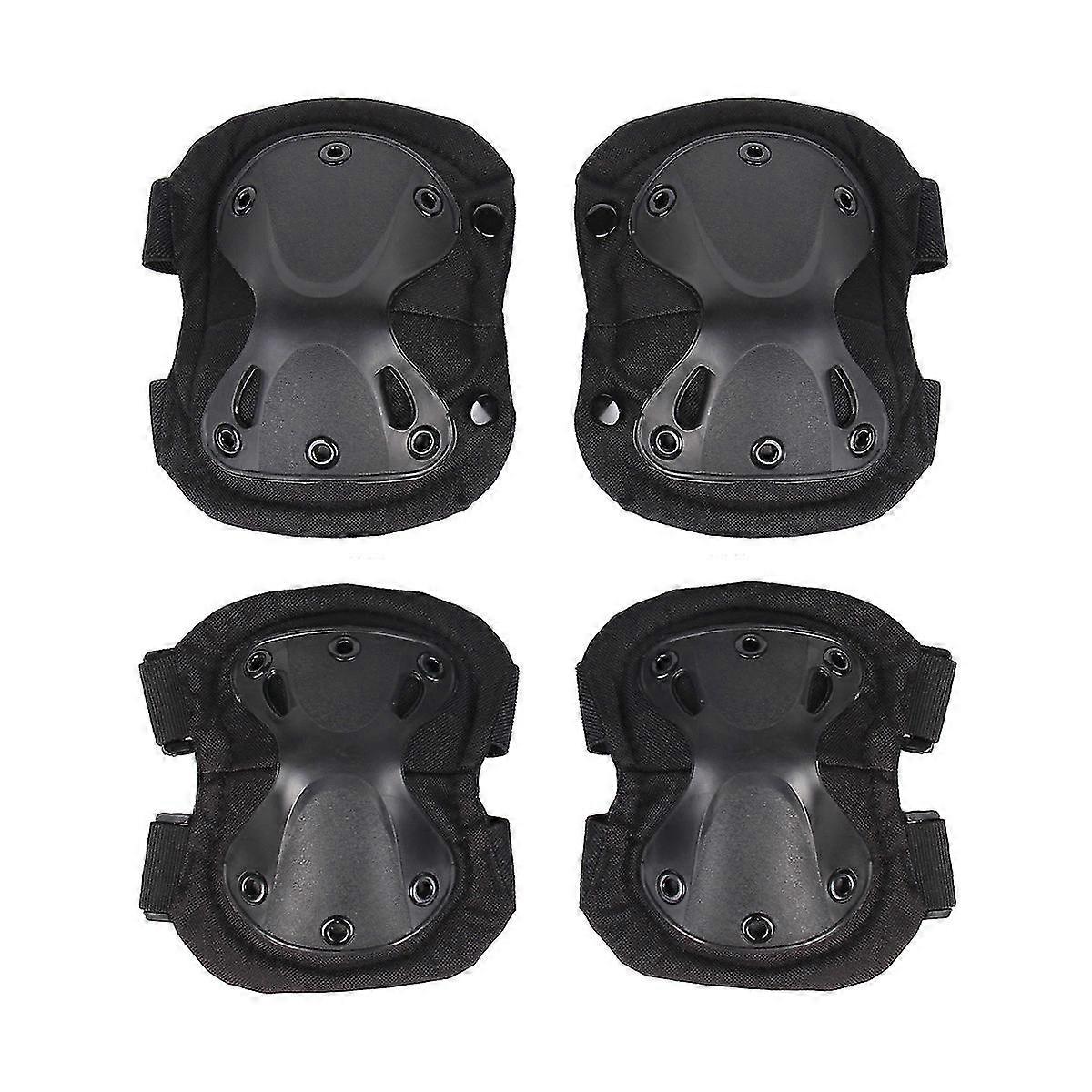 סט כריות ברכיים ומרפקים טקטי צבאי, ציד נגד פגיעות, ירי פיינטבול, רפידות ברכיים מגן, תמיכה6417242310257
