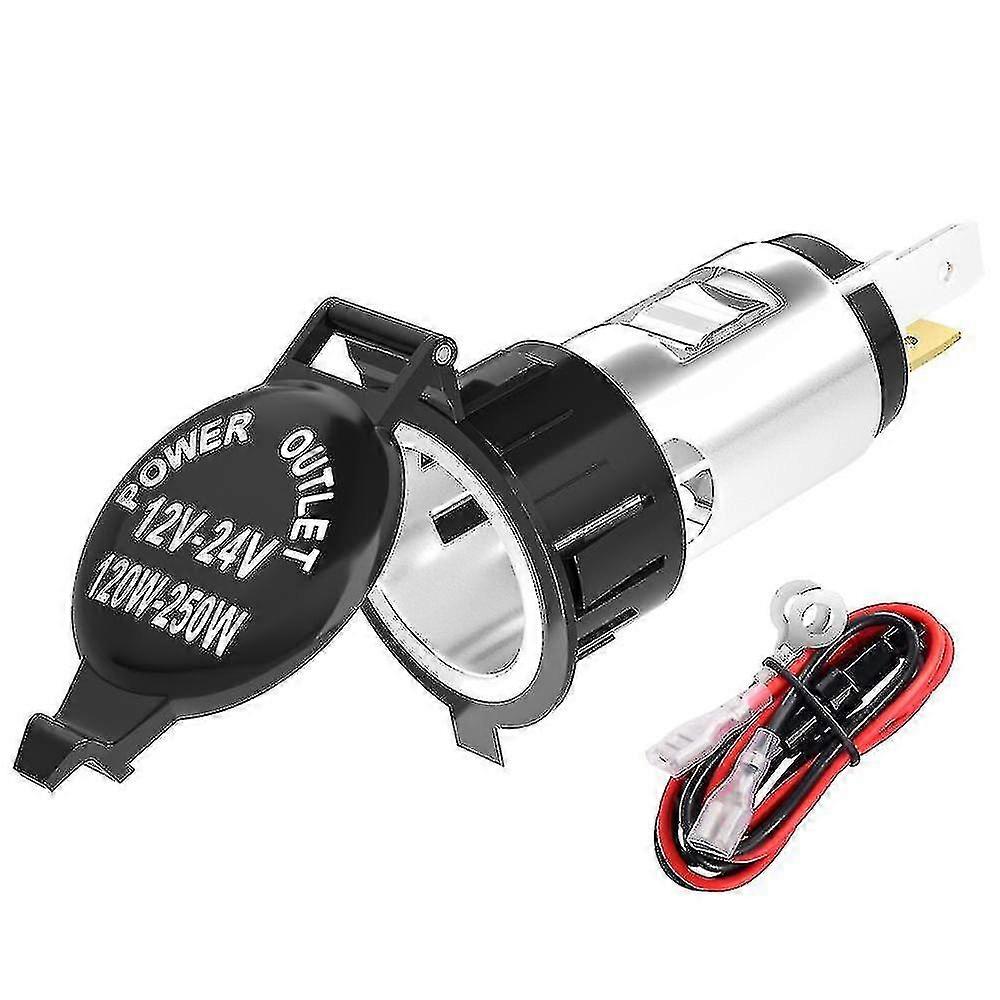 Universal 12V Auto Zigarettenanzünder Steckdose Adapter Stecker Steckdose für Motorräder Boote Traktor LKW Brandneu