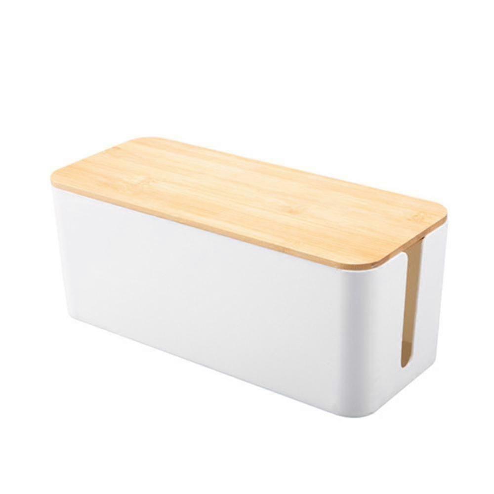 Cable Storage Box Power Strip Wire Case Anti Dust Charger Socket Organizer Network Line Storage