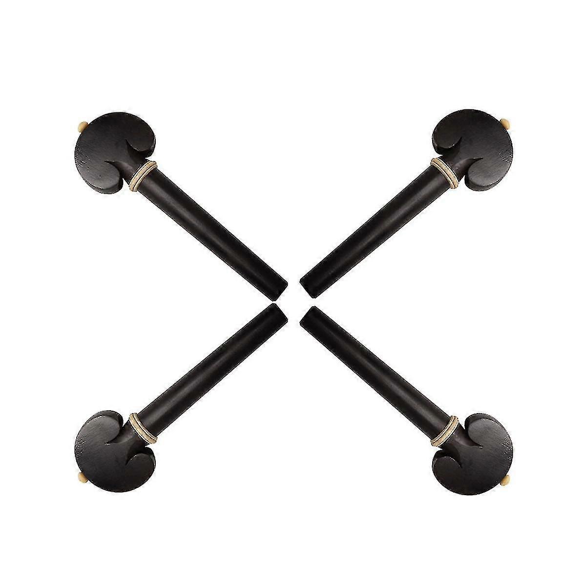 1 Set Cello String Shaft Knob Shaft Handle Instrument Accessories Hand Tuning Pegs Wood Tuning