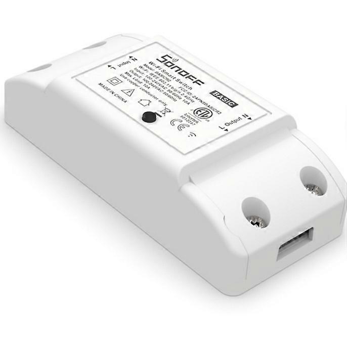 1-20Pcs sonoff basic r2 10a 2200w wifi smart home switch controller timerA6