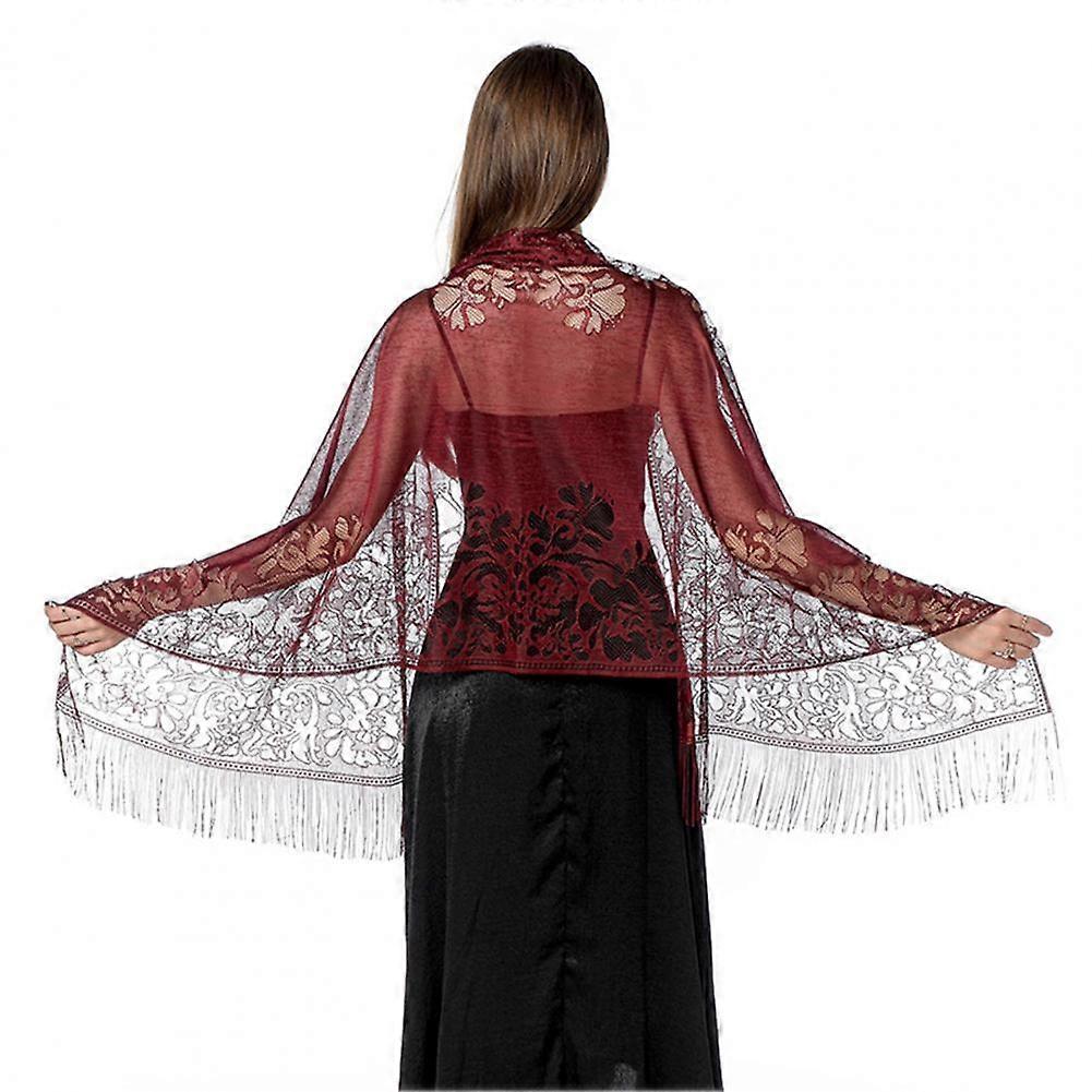 Tassels Shawl Scarf | Silk Shawl Tassels | Silk Shawl Tassel Scarf | Shawl Tassels Decor - Silk Scarves