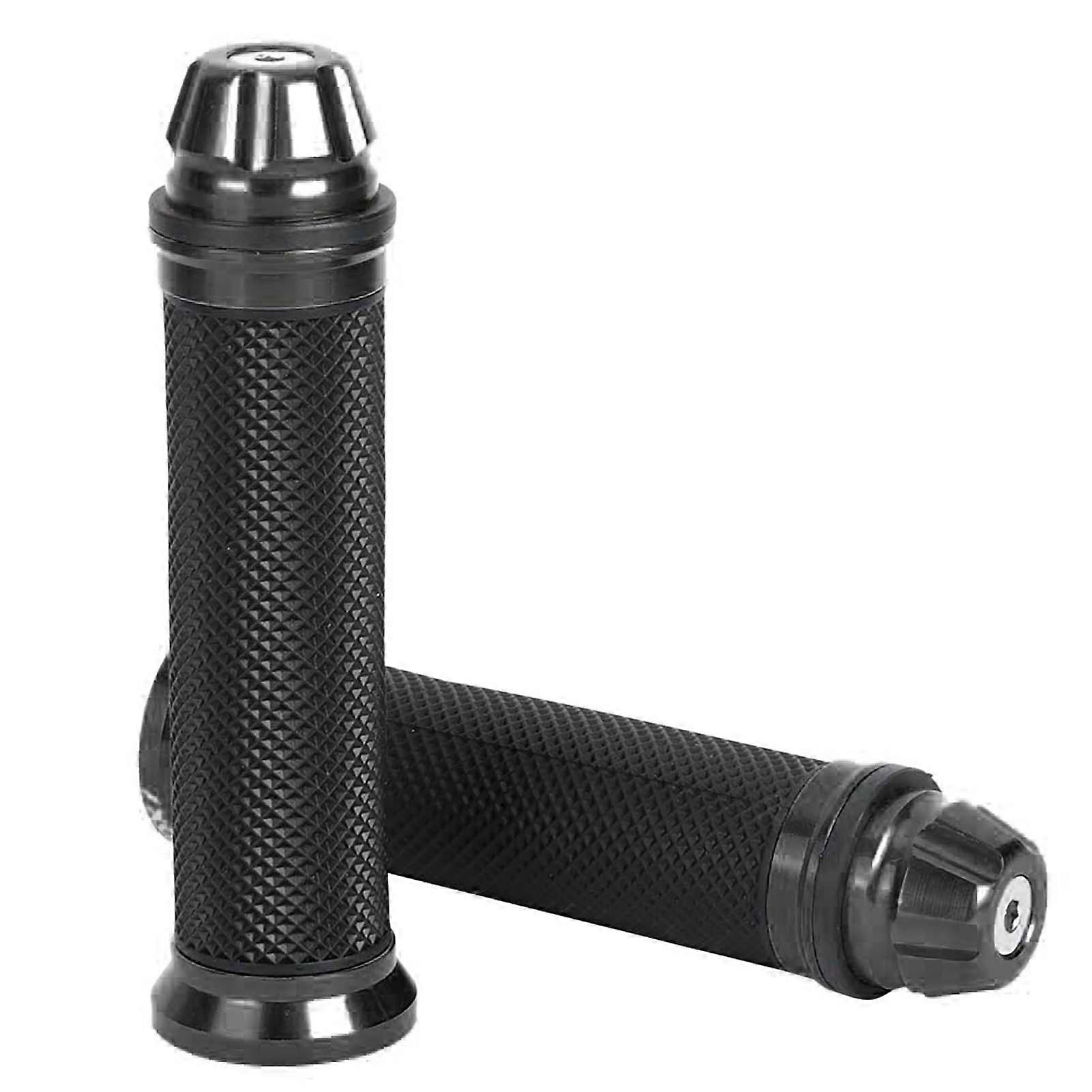 CNC Aluminum Handlebar Hand Grips for 7 8 Bar - 6 Color Choices