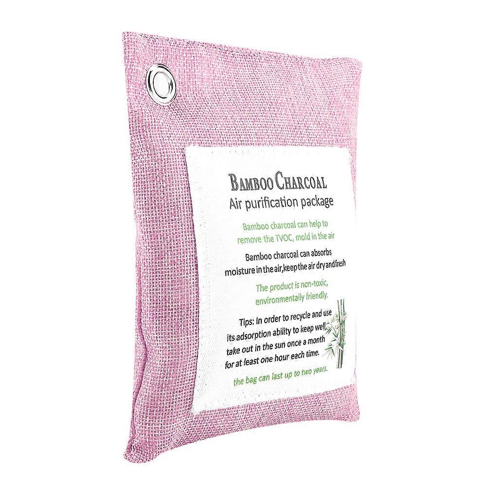 Air Purifying Bag Activated Charcoal Bamboo Car Deodorizer in 8 Colors