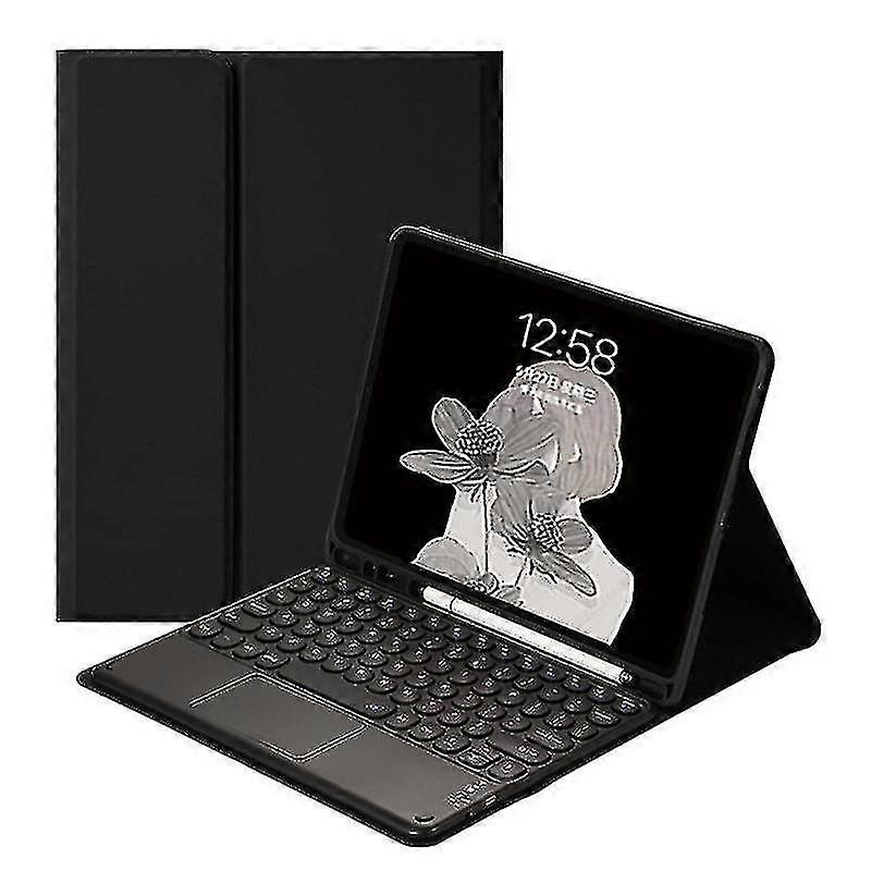 Smart Case With Cute Round Key Color Touch Keyboard For Samsung Galaxy Tab S6 Lite 10.4 Inch Christmas Gift