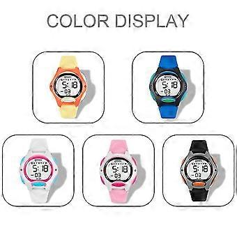 Student's,gift,watch,kid's Watch,student's Watch,kid's,waterproof Student's Watch,fashion,electronic Watch,student Electronic Watch Pink And White