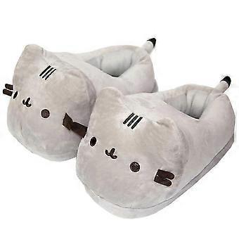 Damskie pluszowe kapcie dla kota Indoor Soft Anti-slip Cute Winter Warm Floor Shoes Klapki Cartoon5-9
