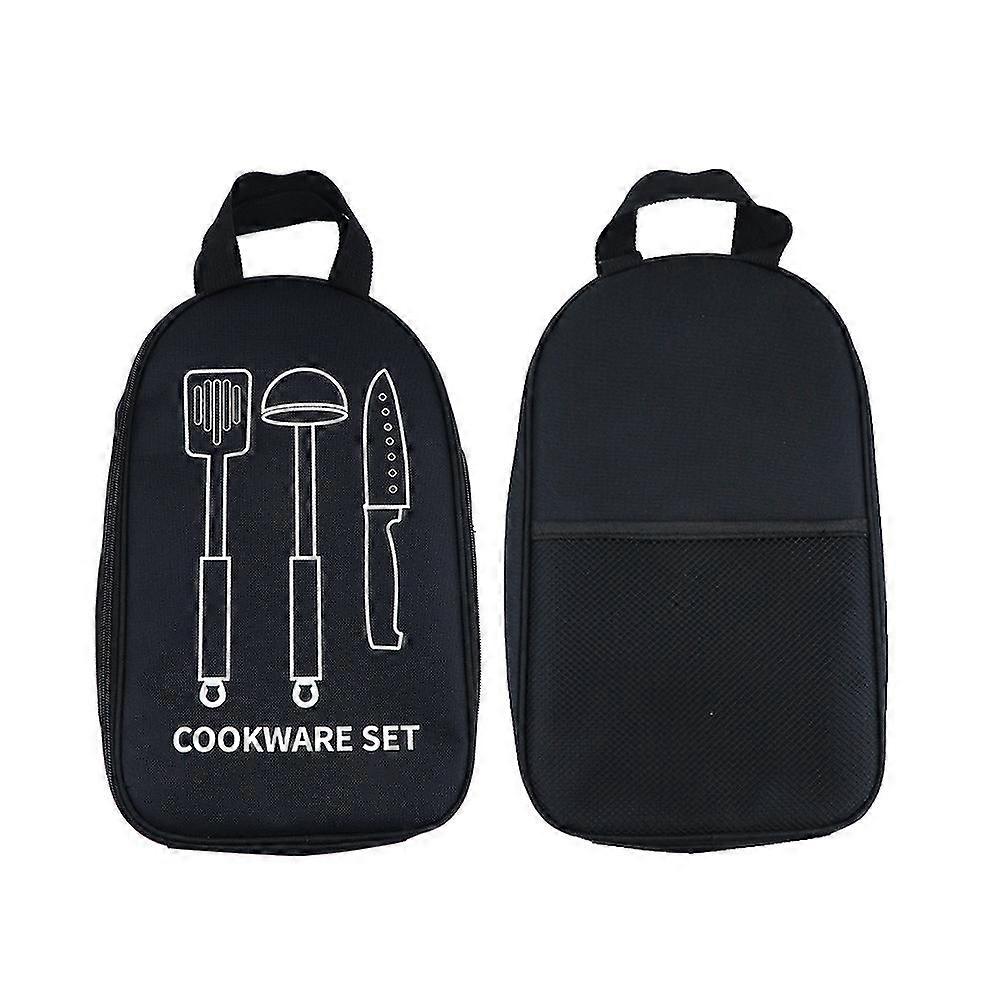 Camping Travel Cooking Utensils Organizer Travel Bag Portable Pouch