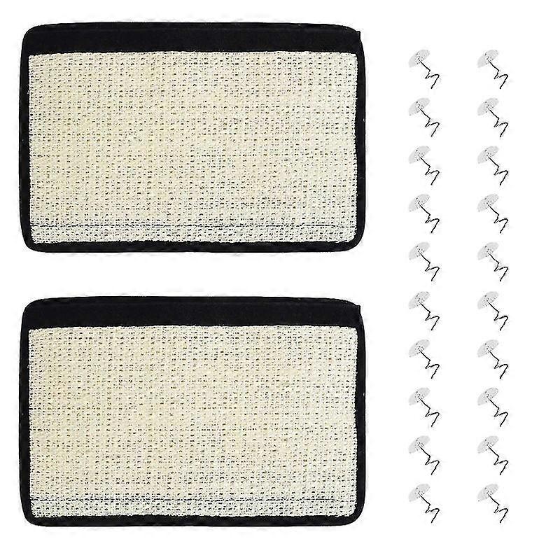 Sofa Protection Cat, Pack Of 2 Sisal Scratching Mat Cats Scratch Protection Sofa Scratch Pads