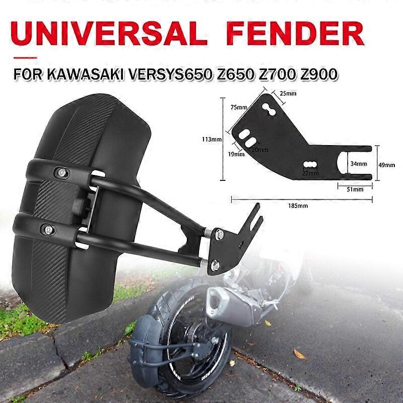 Motor Vehicle Parts Motorcycle Fender Back Mudguard Rear Wheel Cover Splash Guard Protector For KAWASAKI 650 -X300 Z650 Z800 Z900 ER6N