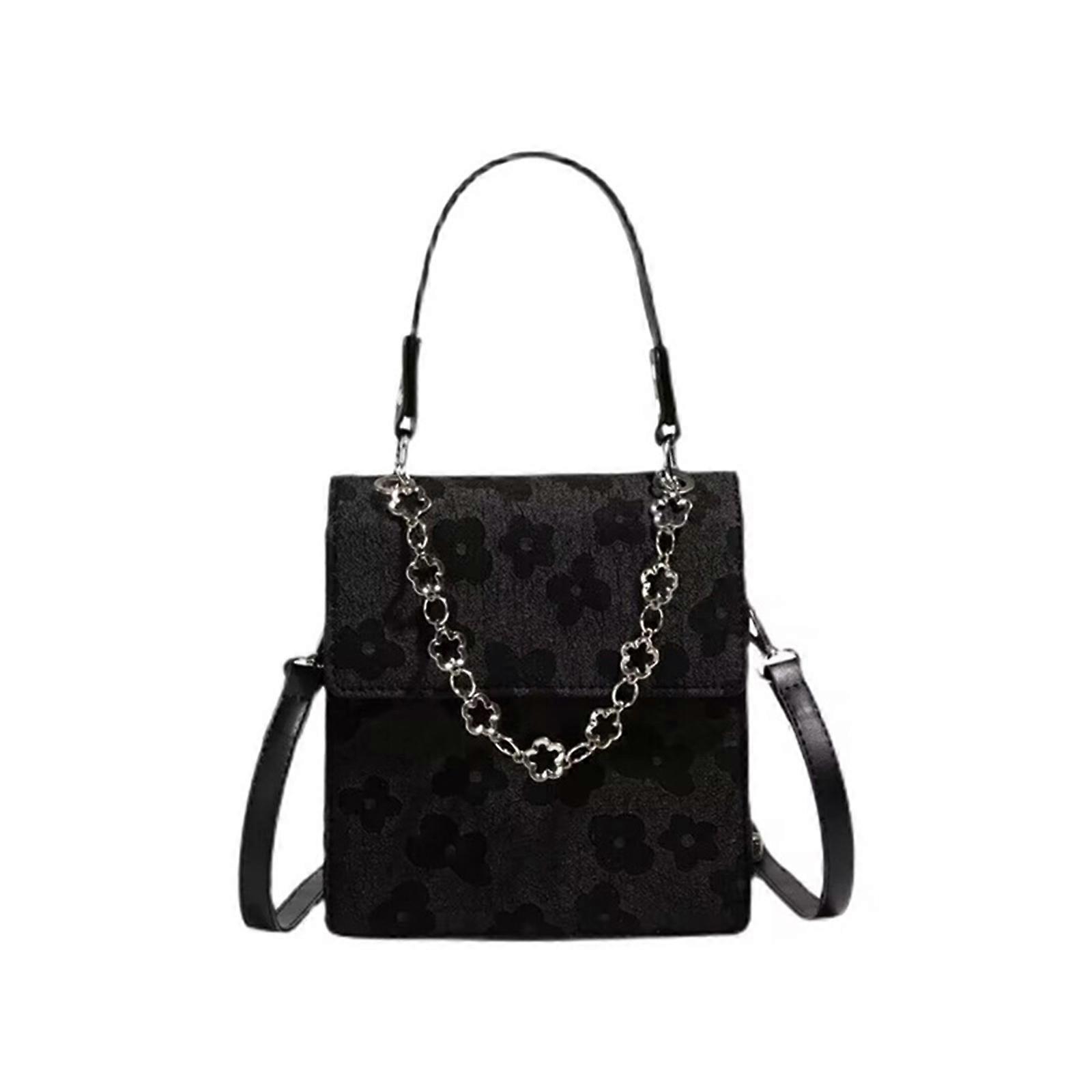 Nedre blomkedja Mini Square Crossbody Tote
