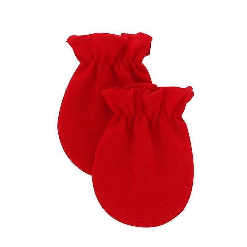 Newborn Cotton Gloves Sleep Scratch-free Mittens Set Spring And Autumn Baby Anti-scratch Small Gloves Suitable For 0-6 Mons Boys And Girls 3 Pieces