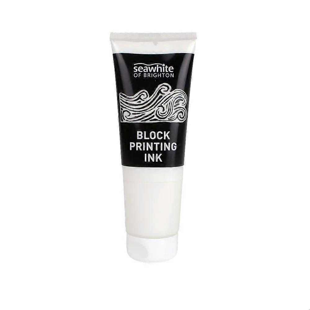 Seawhite of Brighton Waterbased Block Printing Ink 250ml, White