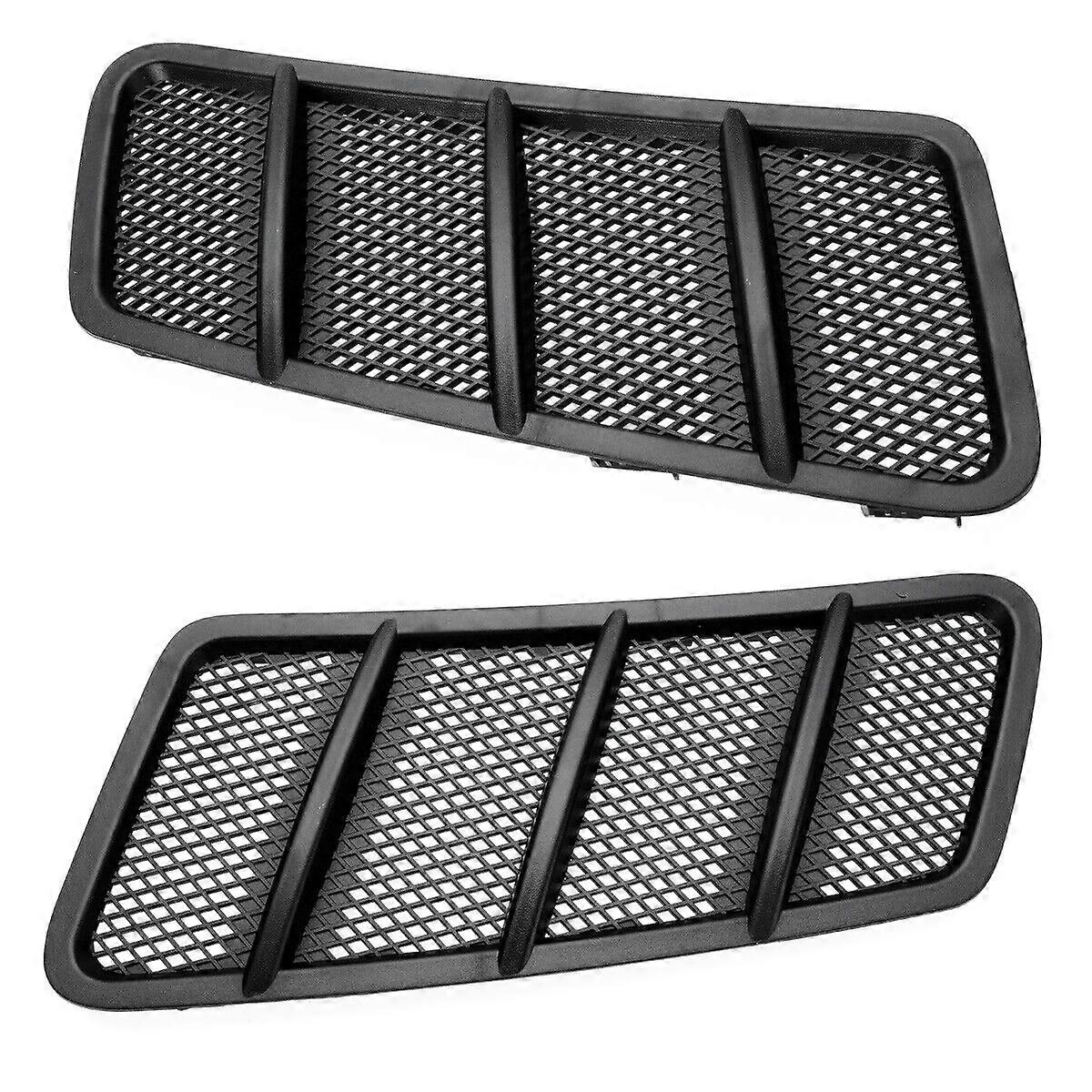 2X Side Hood Grille Cover for W166 ML Class 2012-2015 1668800105 1668800205