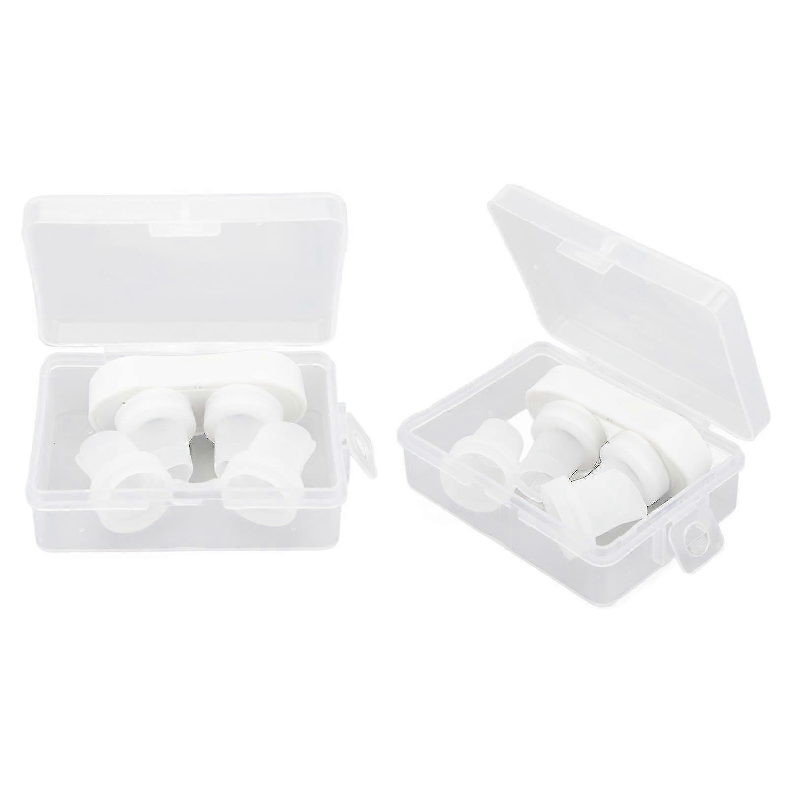 - 2Pcs White - Safe Comfortable Reusable - Reliable Solution for Men and Women