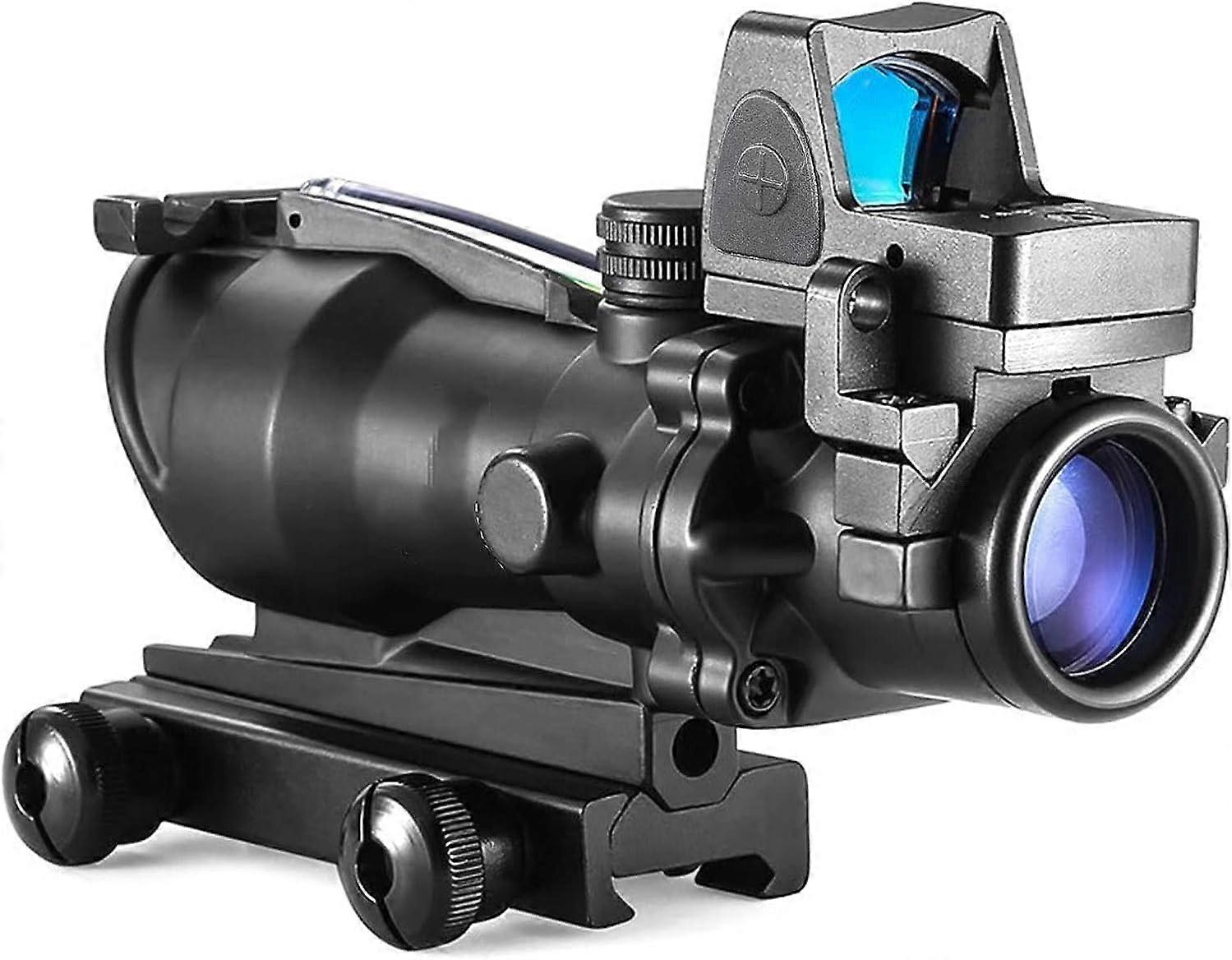 4x32 Scope Real Fiber Red Dot RMR Scope - Shockproof, Waterproof, Fog Proof