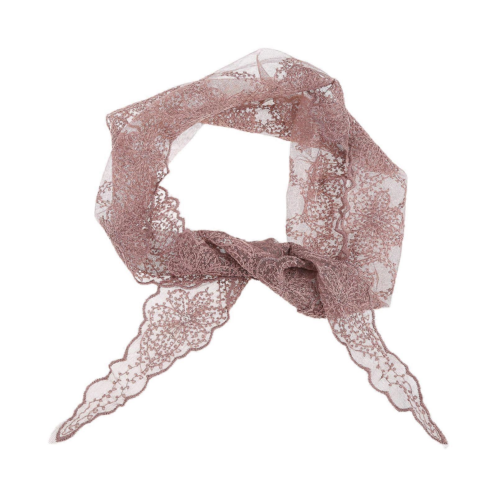 Detachable Collar with Multiple Color Options Diamond-Shaped Scarf