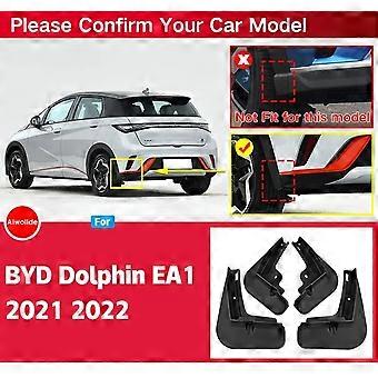 Spatlappen voor BYD Dolphin EA1 2021 2022 2023 Spatschermen Spatlappen voor achter spatborden Spatbord Auto exterieur accessoires