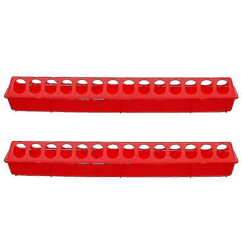2pcs Pigeon Feeding Trough HD16