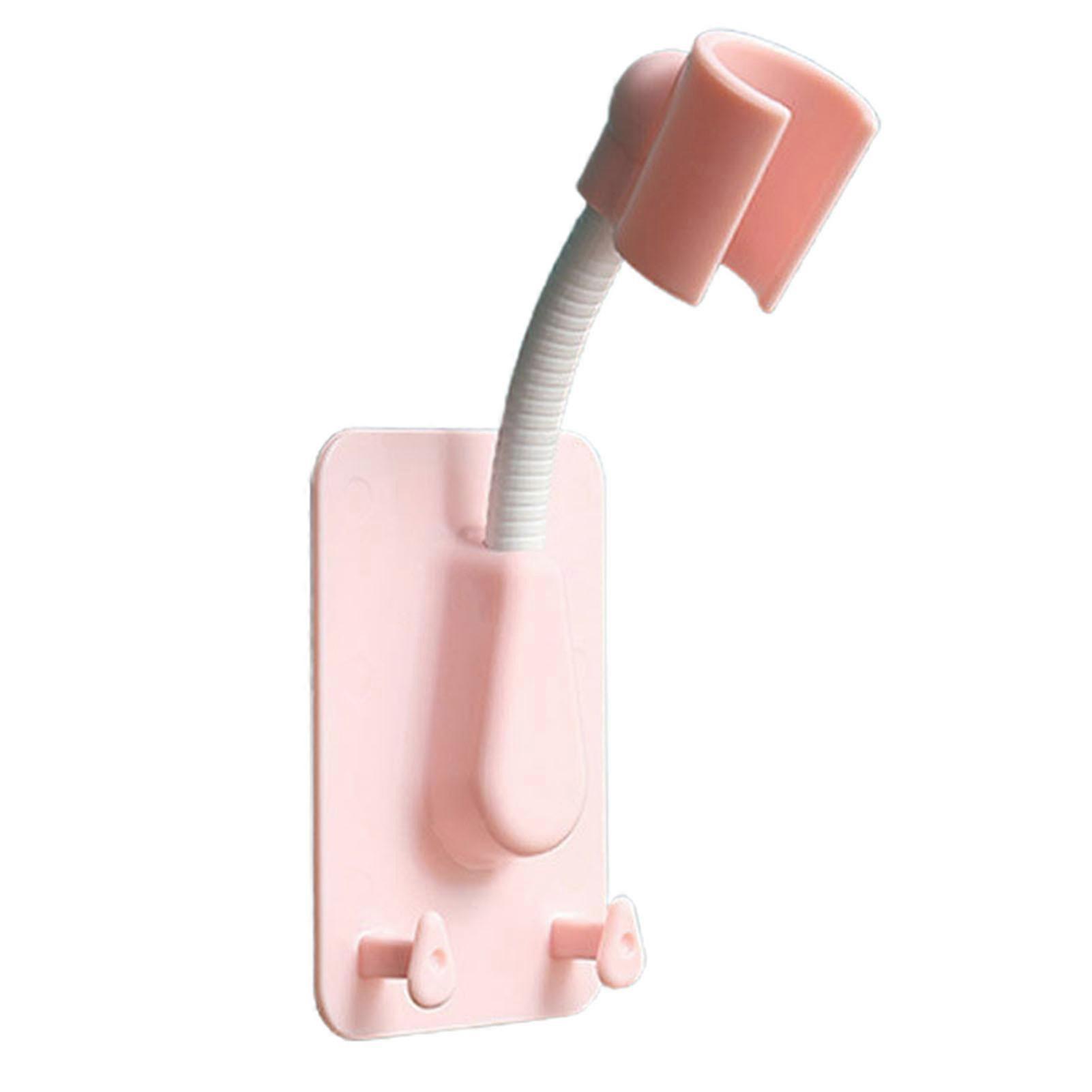 Shower Bracket Self-Adhesive Wall Mount Plastic Shower Nozzle Holder Bathroom Accessories